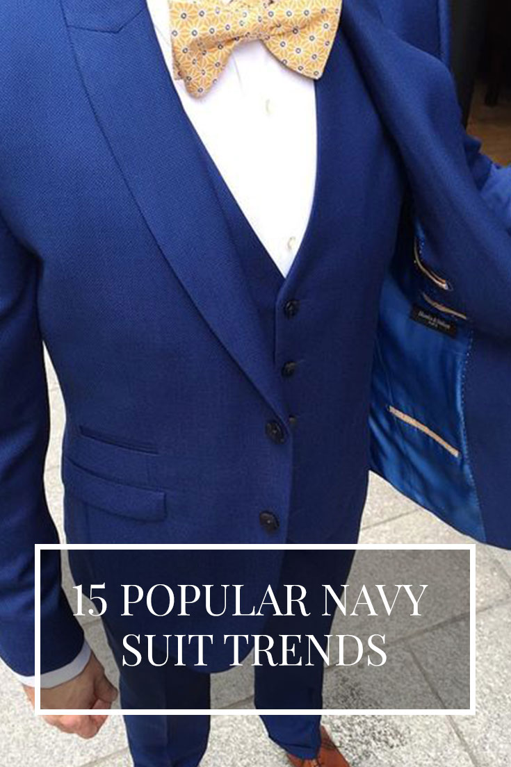 Navy Blue Suit Trends