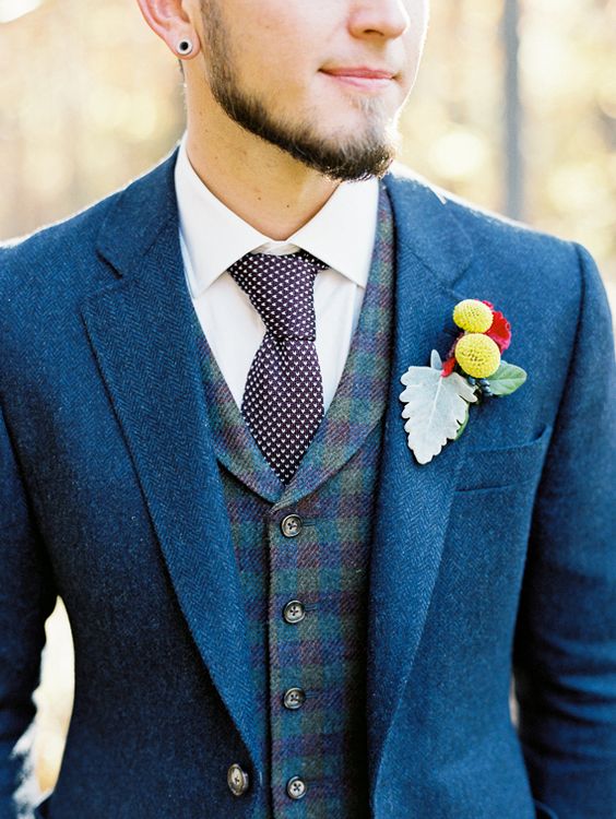 15 Popular Navy Blue Groom Suits for your Wedding Mens