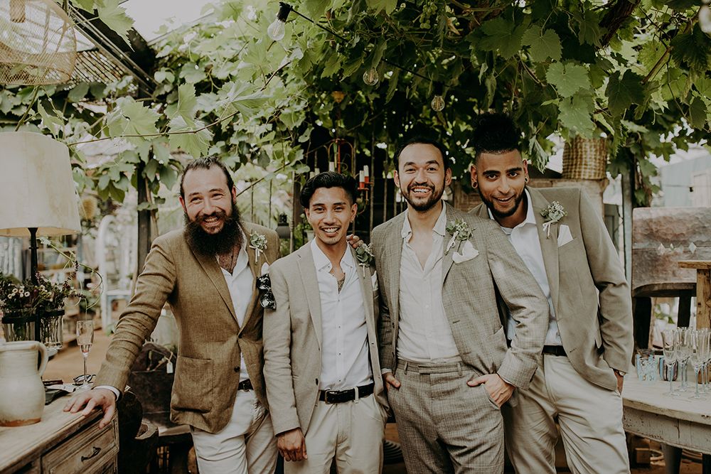 Tan Suits for Wedding