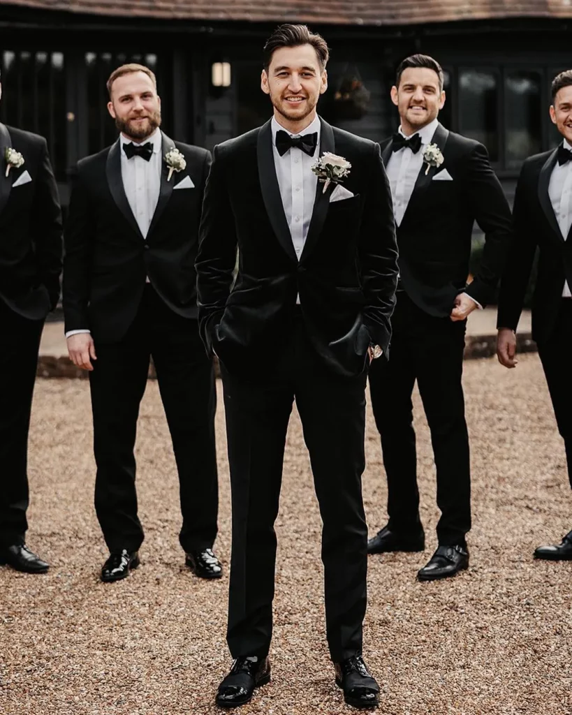 Black and White Wedding Suits