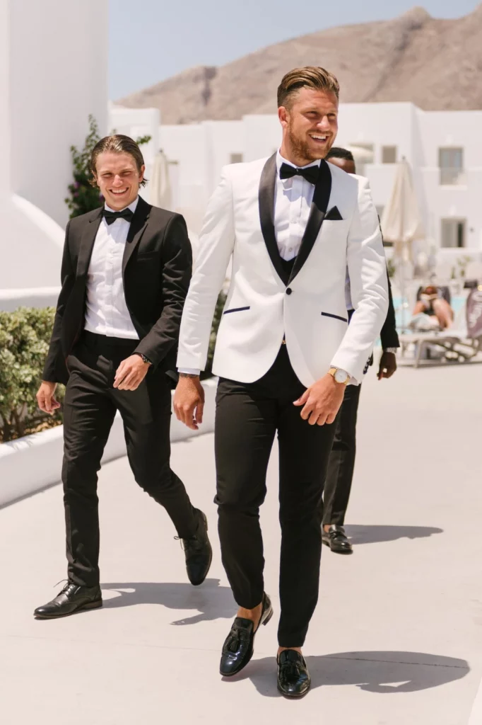 Black and White Wedding Suits